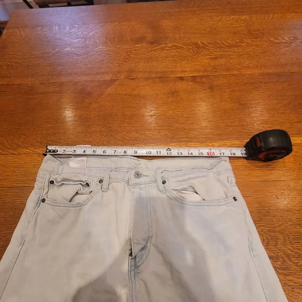 Levi's 512 Slim Taper Men's Light Wash Stretch Denim Jeans 5-Pocket